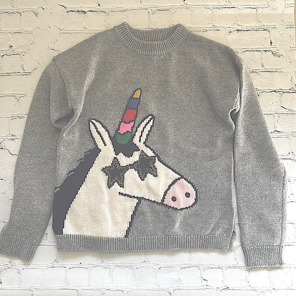 Mini Boden 11-12Y Unicorn Sweater